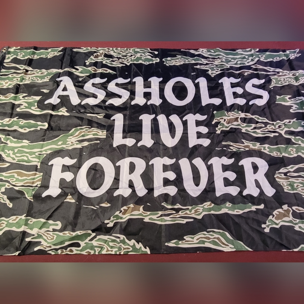 Assholes Live Forever Tapestry